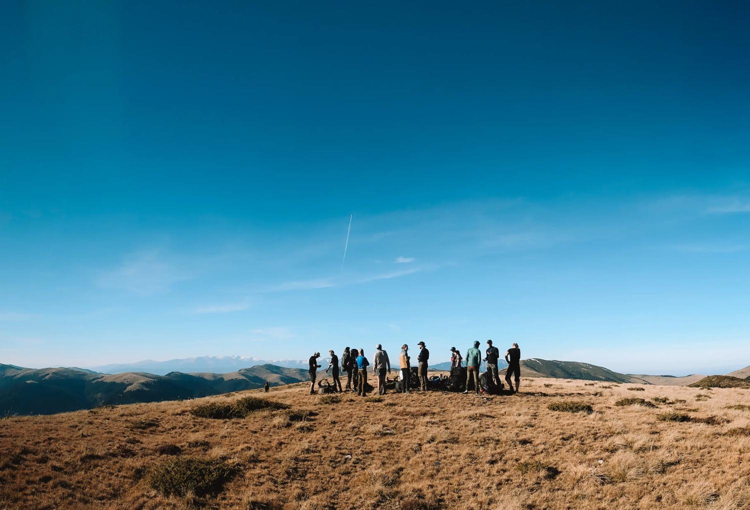 Ridge in the Romanian Carpathians